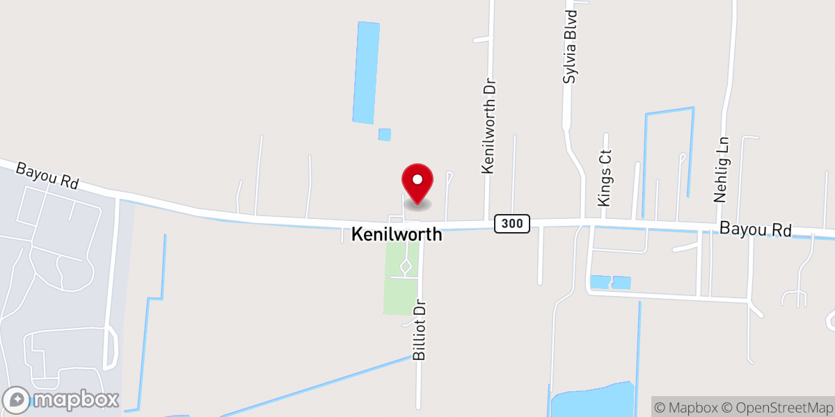 Map showing location of St Bernard Catholic Church