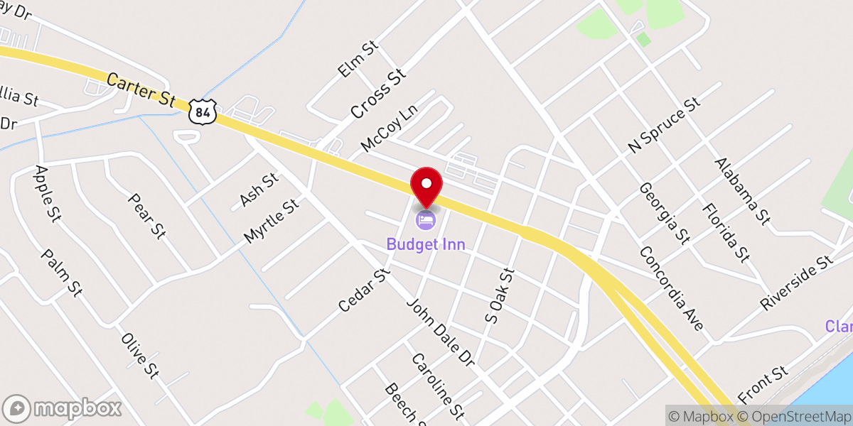 Map showing location of The Cafe