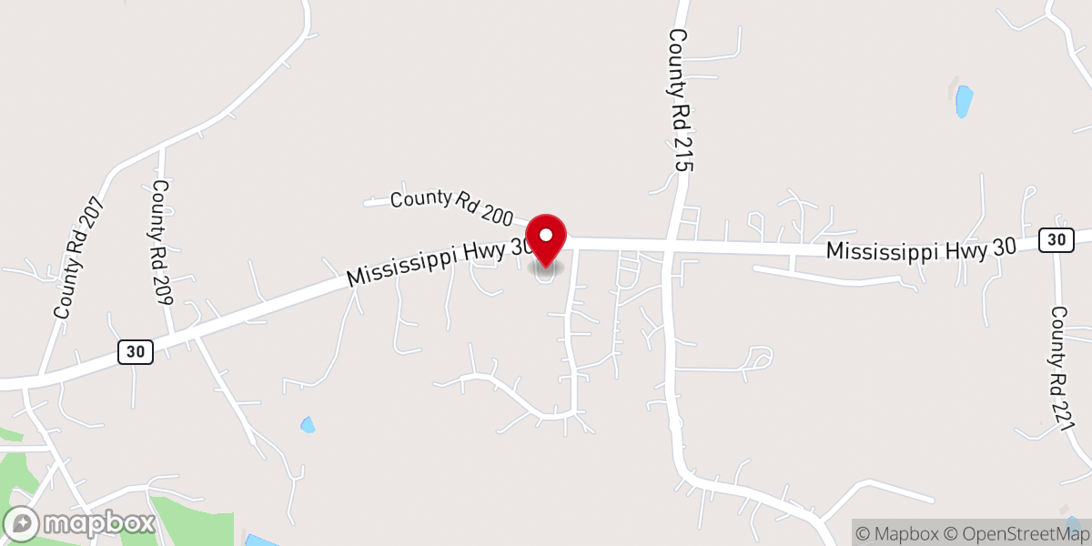Map showing location of Christ United Church