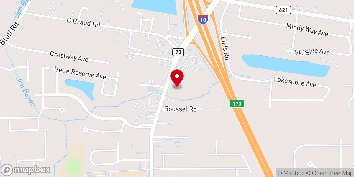 Map showing location of John Michael's Good Eats