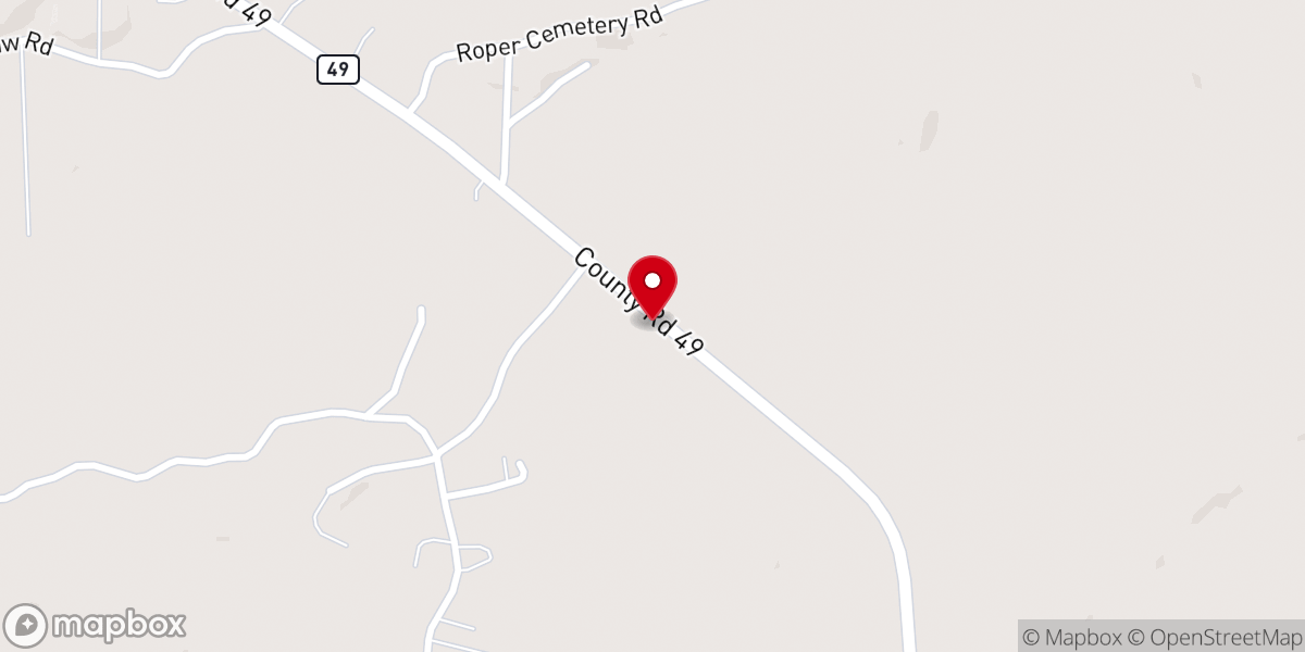 Map showing location of Florence Baptist Church