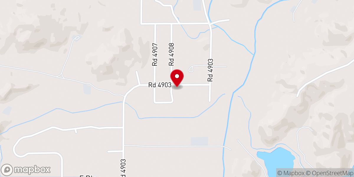Map showing location of Dine Baptist Church