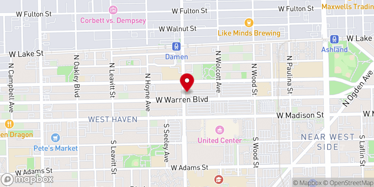 Map showing location of Greater Union Baptist Church