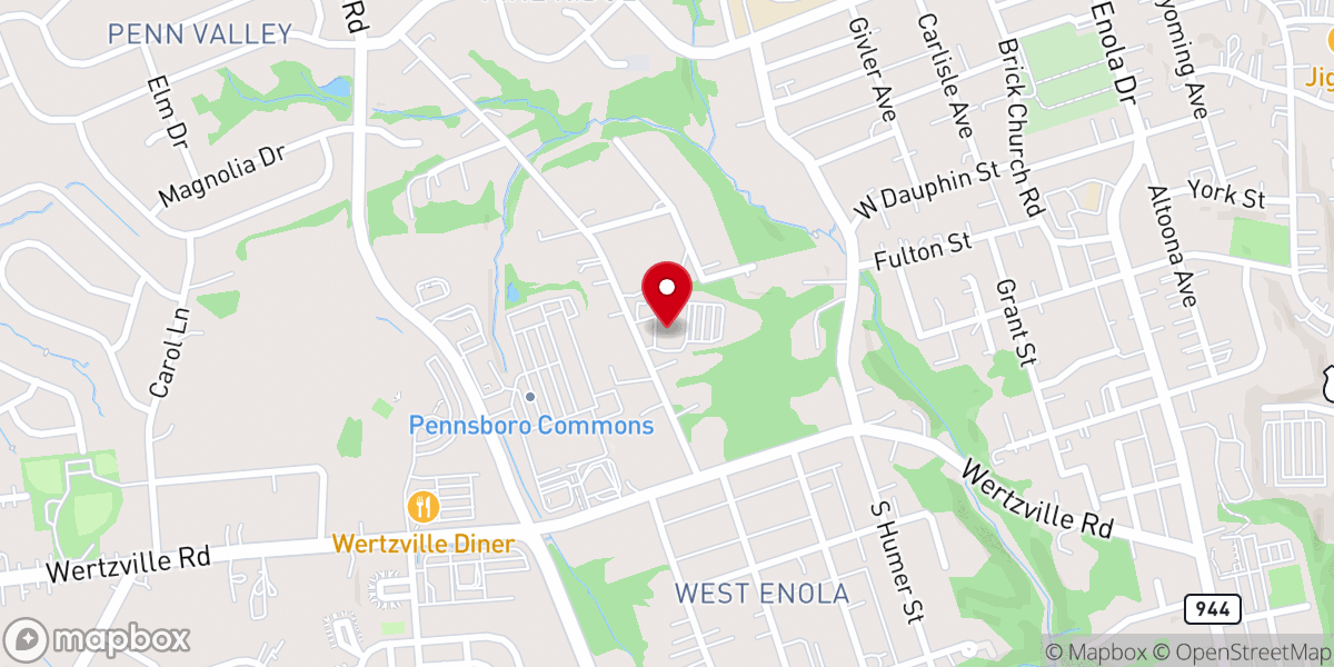 Map showing location of Emmanuel United Methodist Church