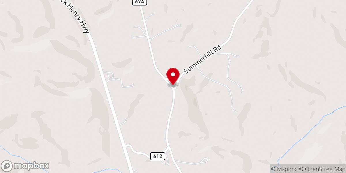 Map showing location of Pleasant Grove Church