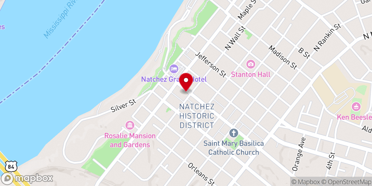 Map showing location of Little Easy Tours