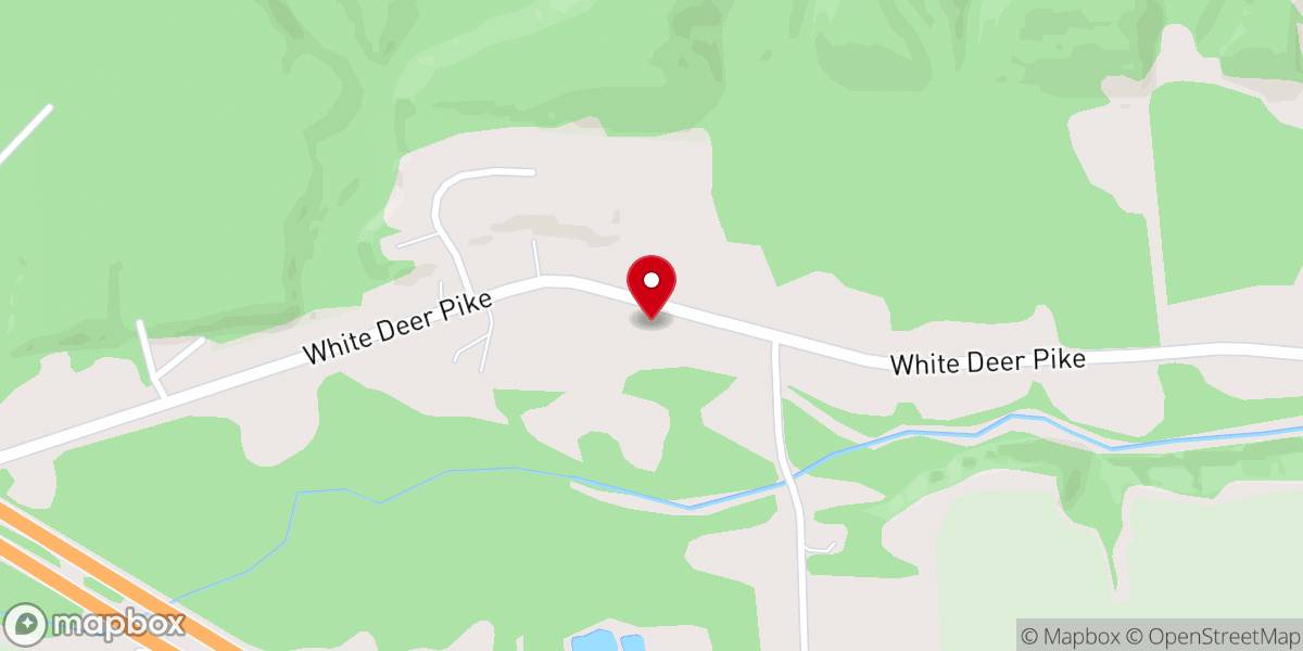 Map showing location of Faith Chapel United Methodist Church