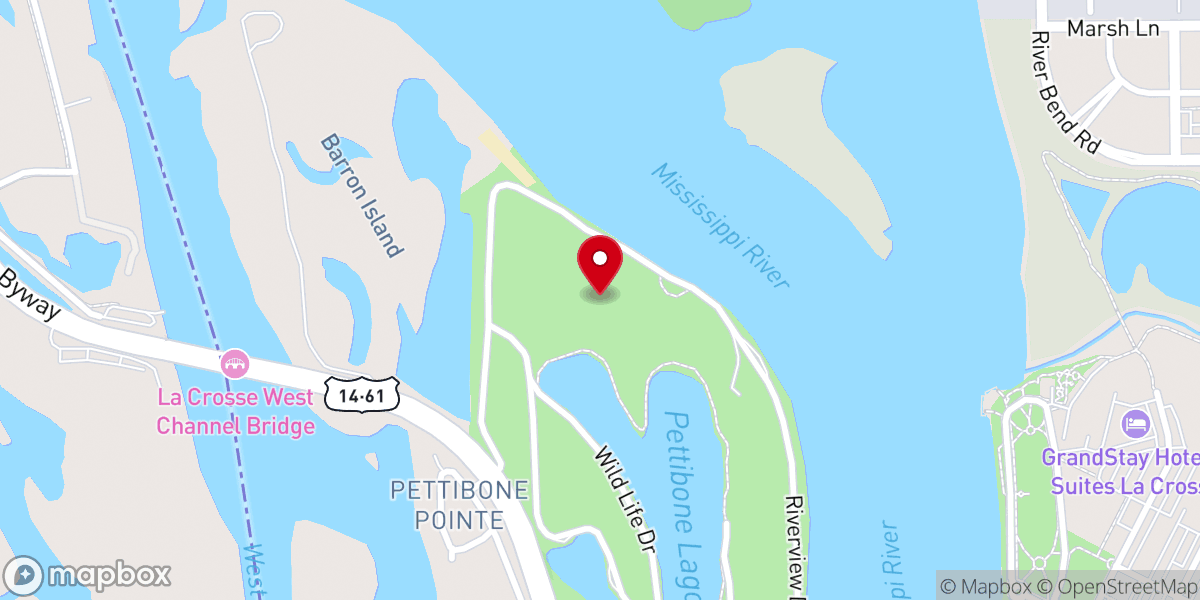 Map showing location of Pettibone Park