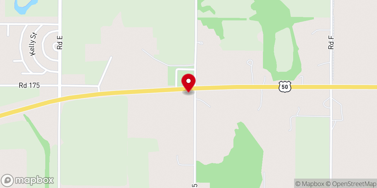 Map showing location of Cottonwood Friends Church