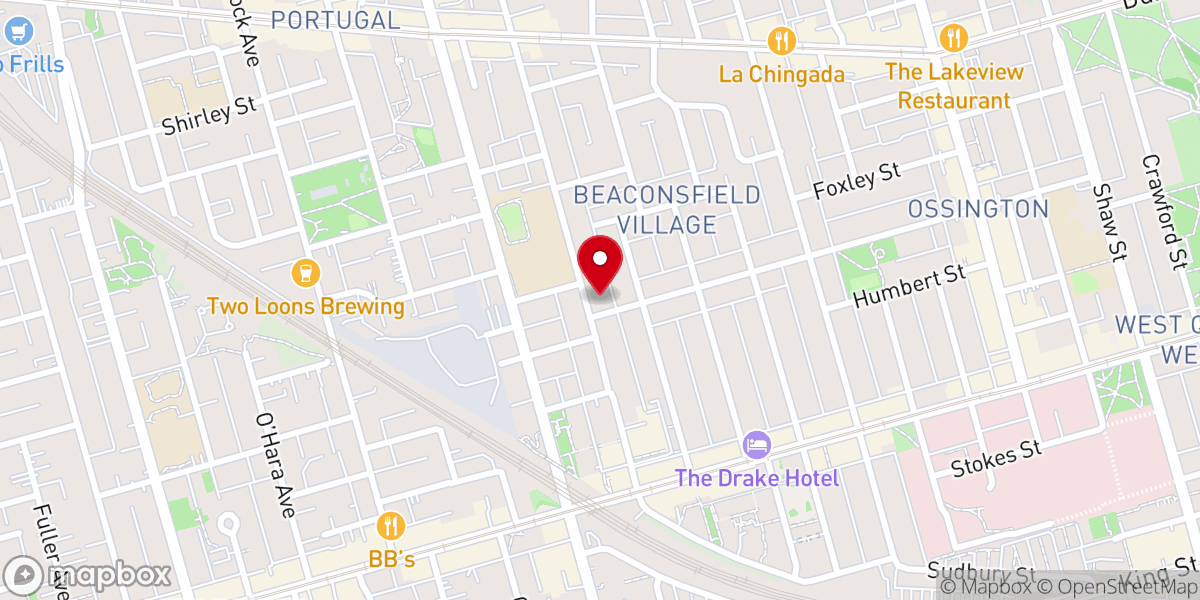 Map showing location of Slavic Evangelical Baptist Church Toronto Славянская Евангельско-Баптистская Церковь Торонто