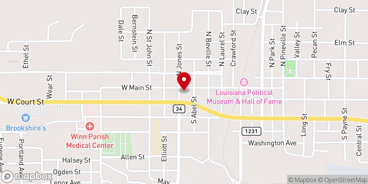 Map showing location of Motor Vehicle