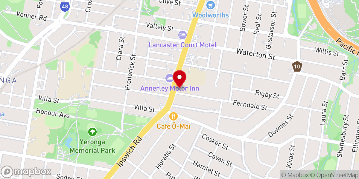 Map showing location of Mary Immaculate Catholic Church