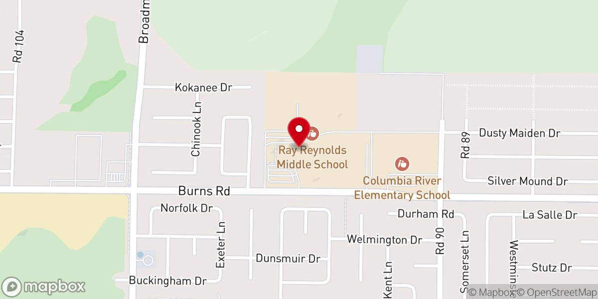 Map showing location of Grace Church