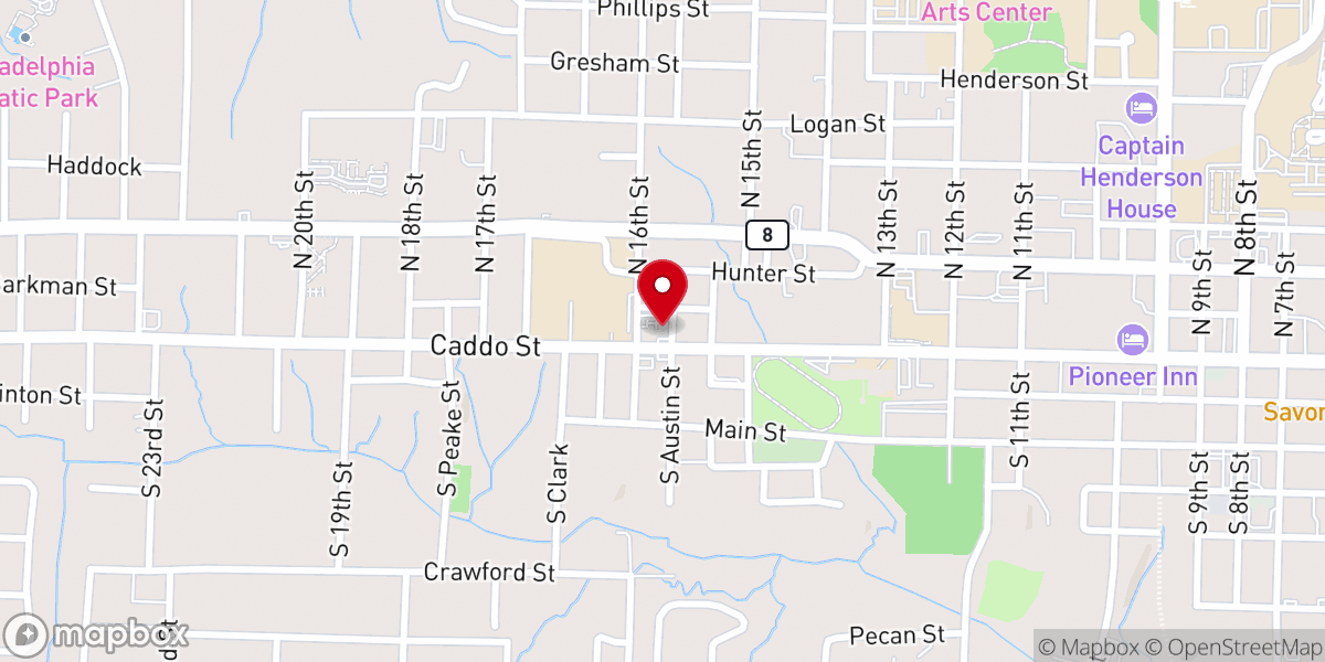 Map showing location of Saint Paul African Methodist Episcopal Church