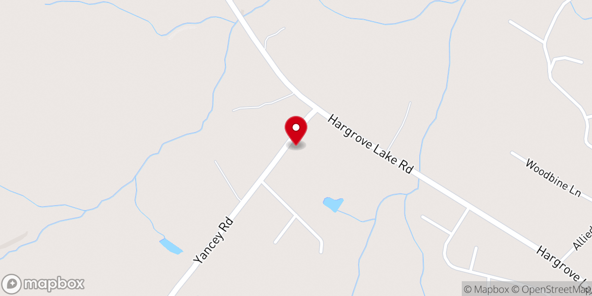 Map showing location of Living Water Baptist Church