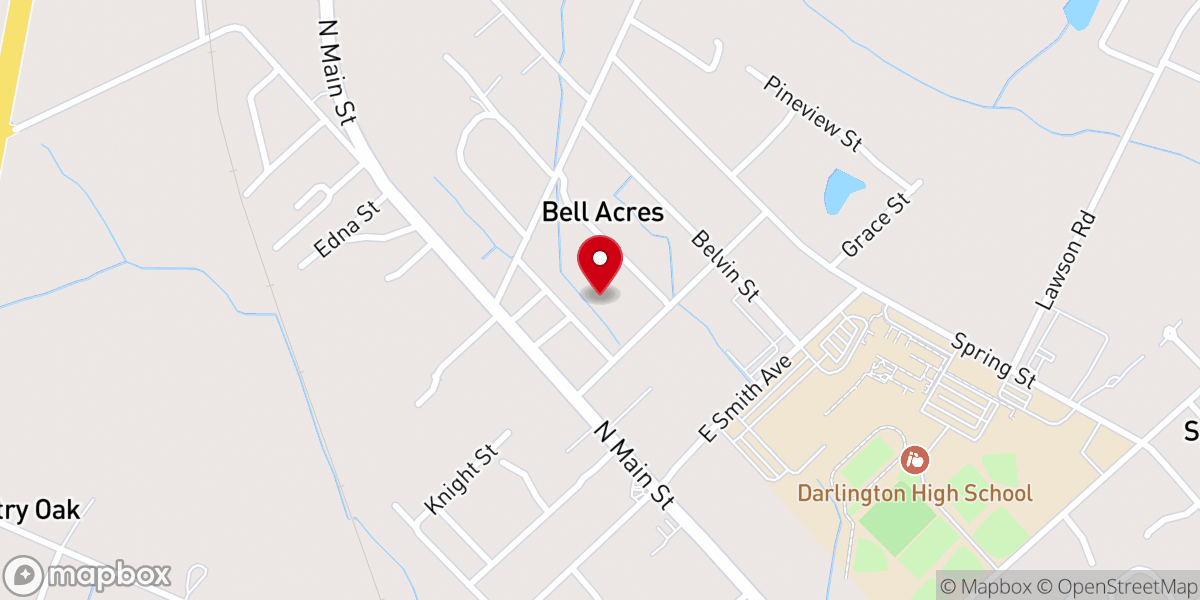 Map showing location of Christian Academic Center