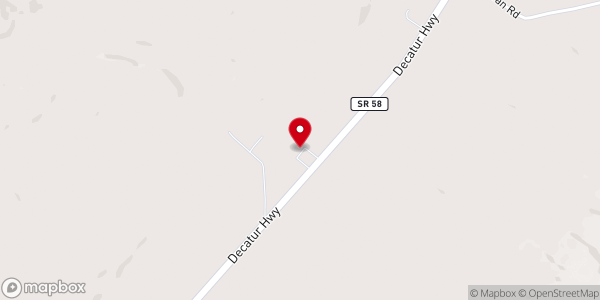 Map showing location of Shiloh Baptist Church