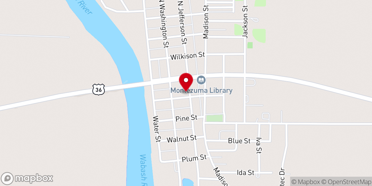 Map showing location of The Homestead B&B
