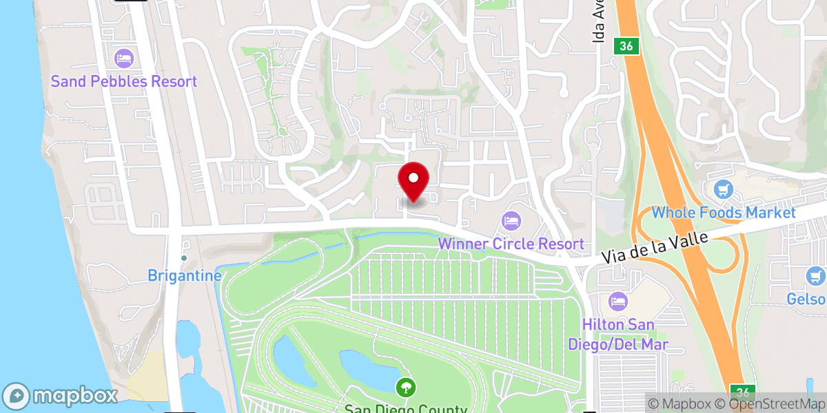 Map showing location of Calvary Lutheran Church