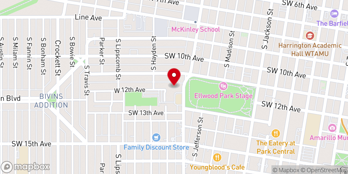 Map showing location of St. Mary's Catholic Cathedral