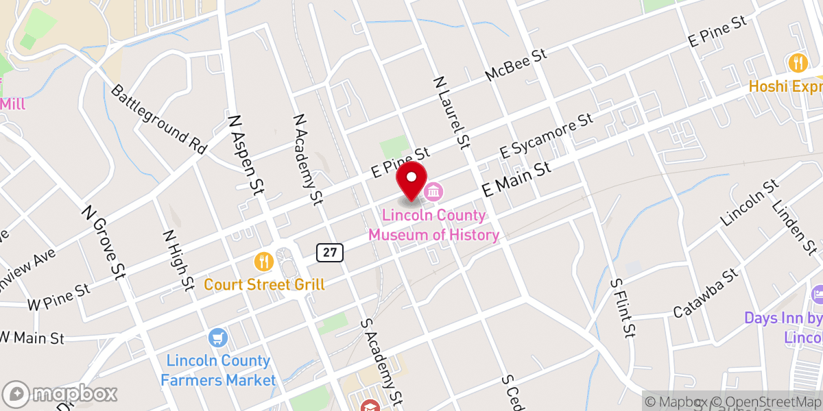 Map showing location of Emanuel Reformed Church