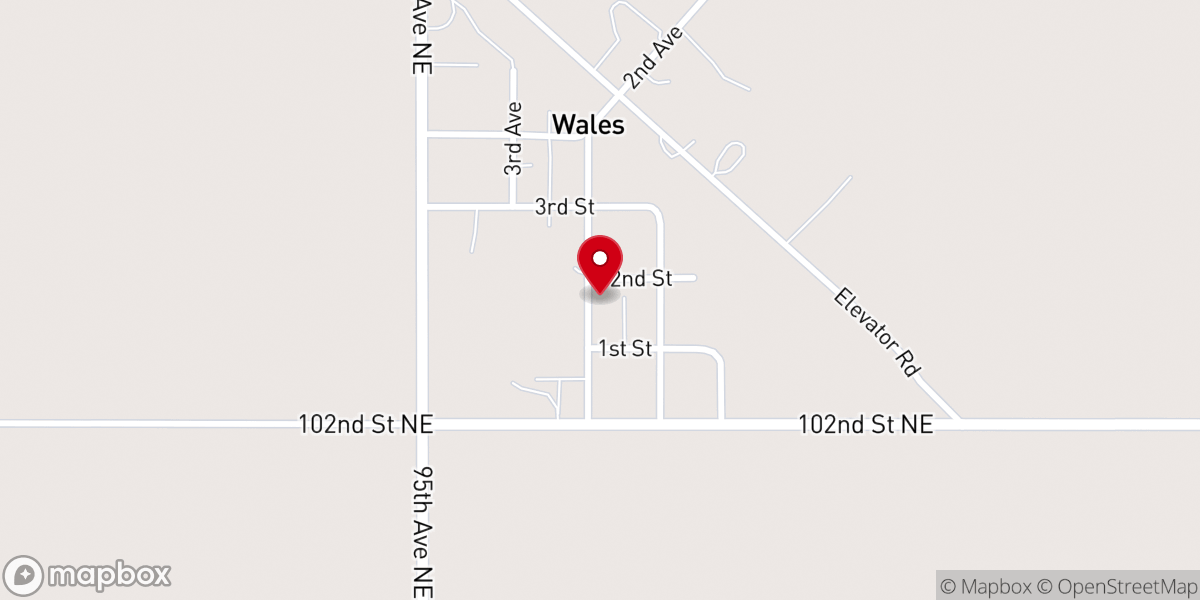 Map showing location of St Michael's Catholic Church