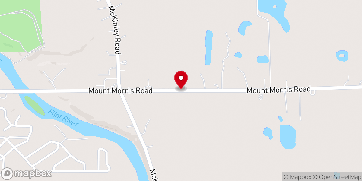 Map showing location of The Pine Tree Barn