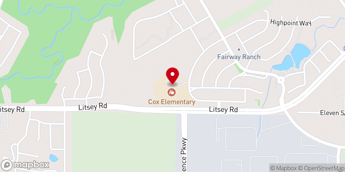 Map showing location of Cross & Crown Church