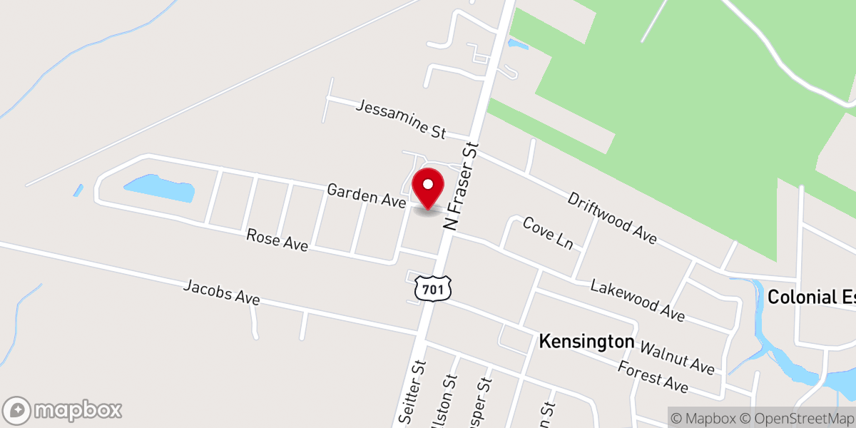 Map showing location of Primera Iglesia A/D Emmanuel