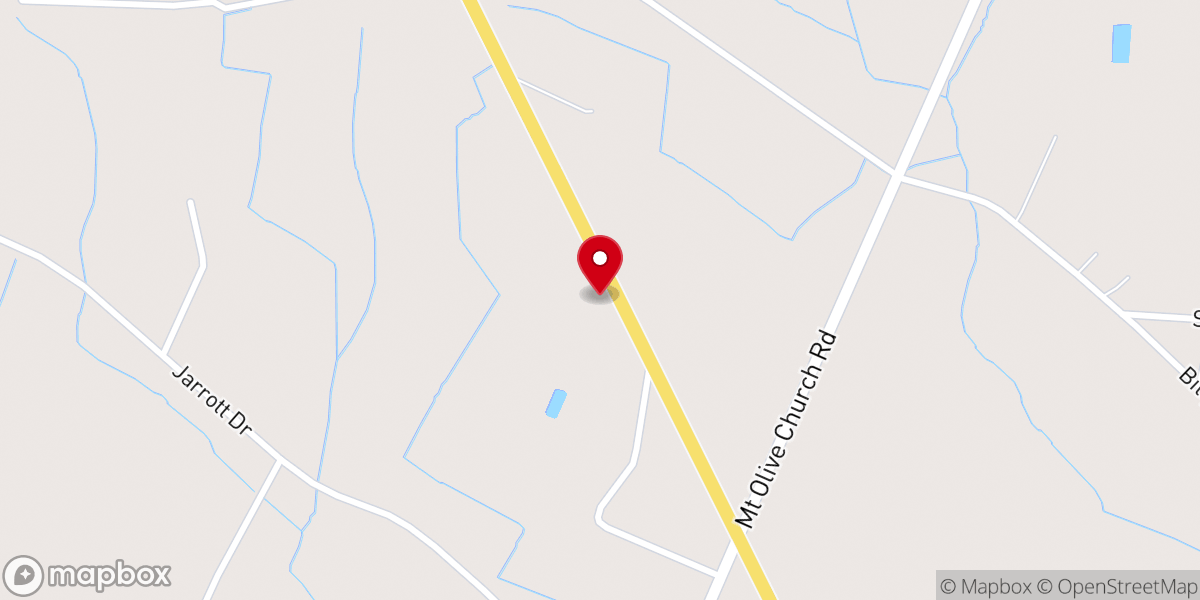 Map showing location of Mt. Vernon Missionary Baptist Church
