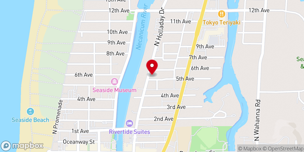 Map showing location of Calvary Episcopal Church