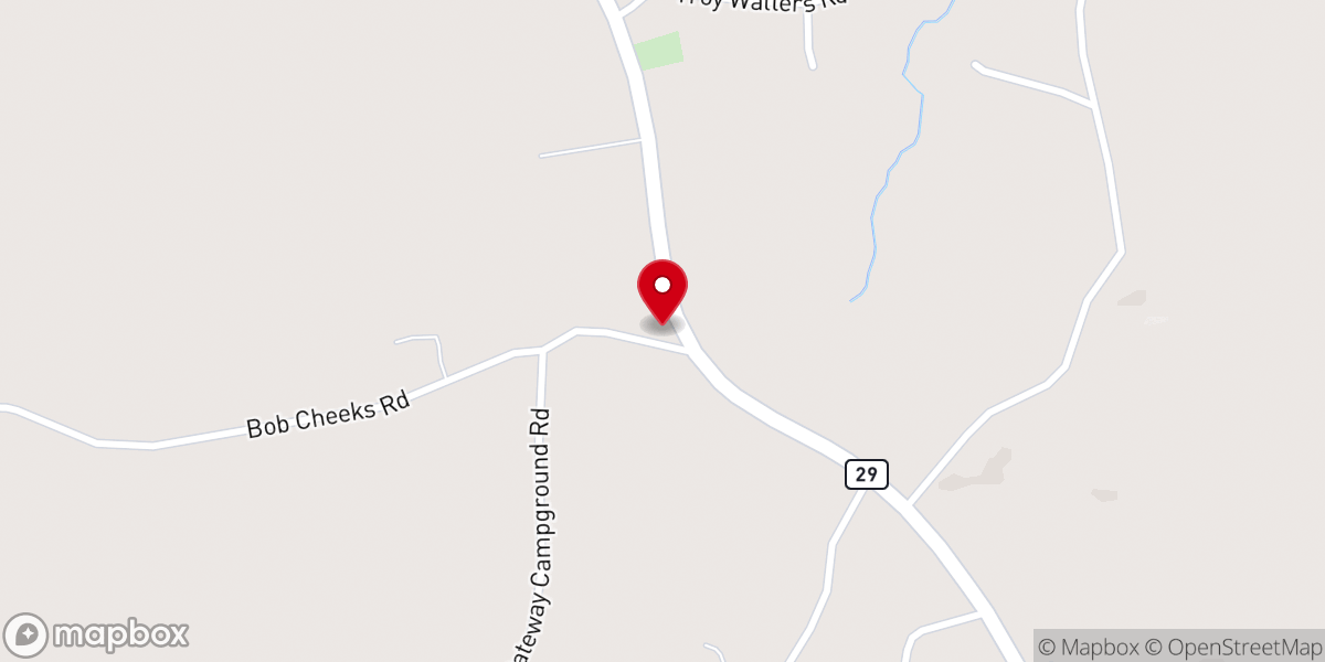 Map showing location of Iglesia Cristiana Peniel
