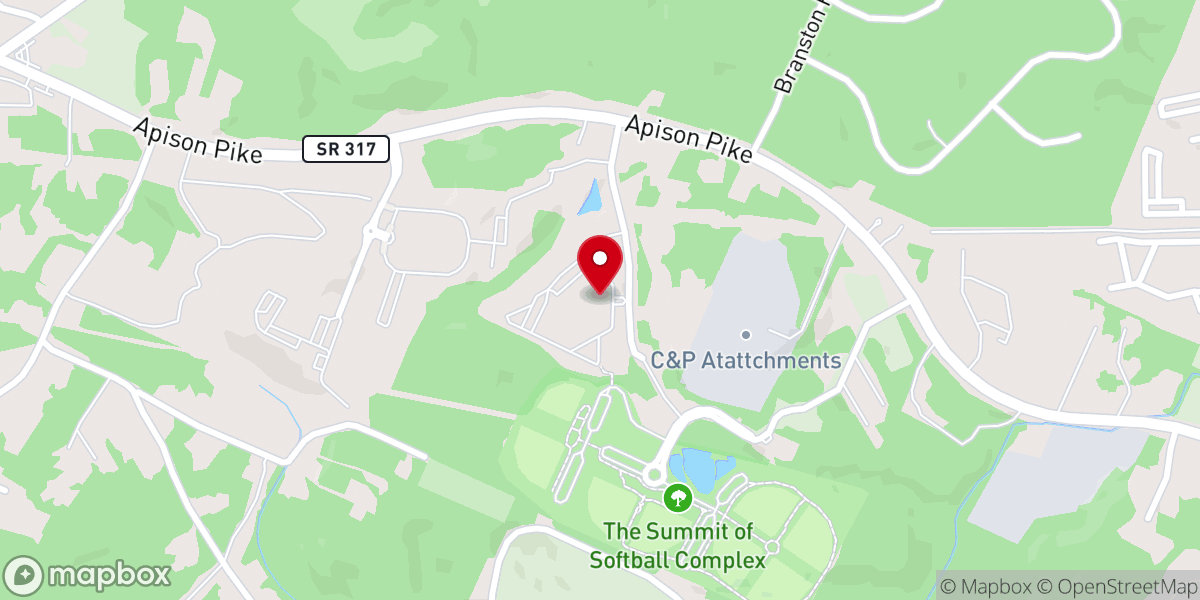 Map showing location of The Village at Apison Pike