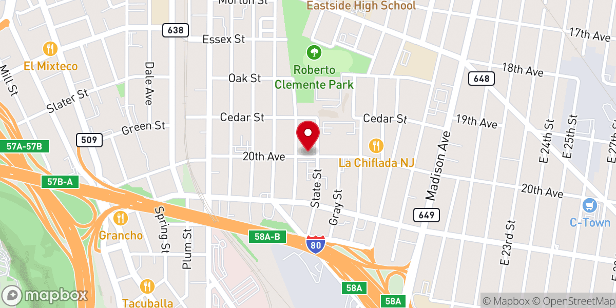Map showing location of Christian Community of Praise