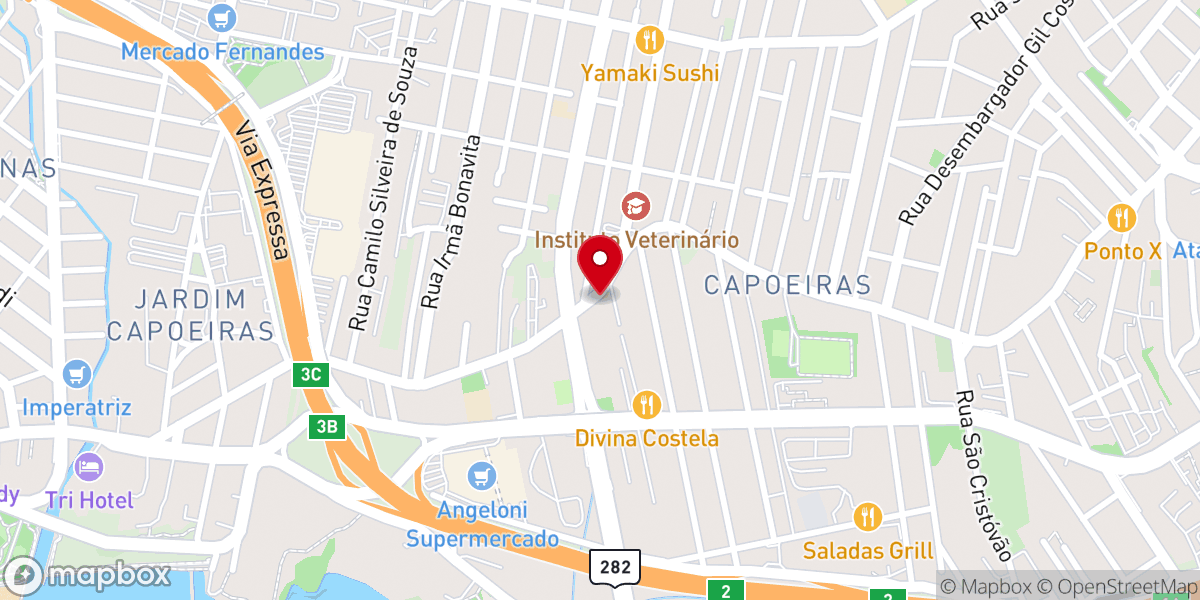 Map showing location of IGREJA EVANGELICA Assembleia de Deus Madureira