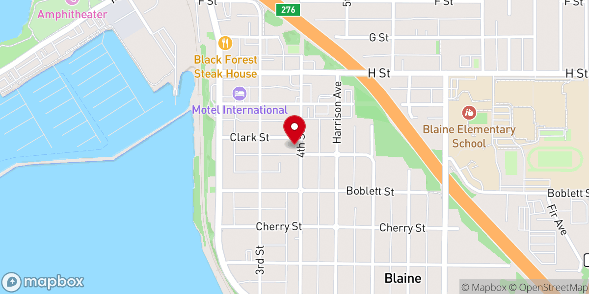 Map showing location of United Church of Christ