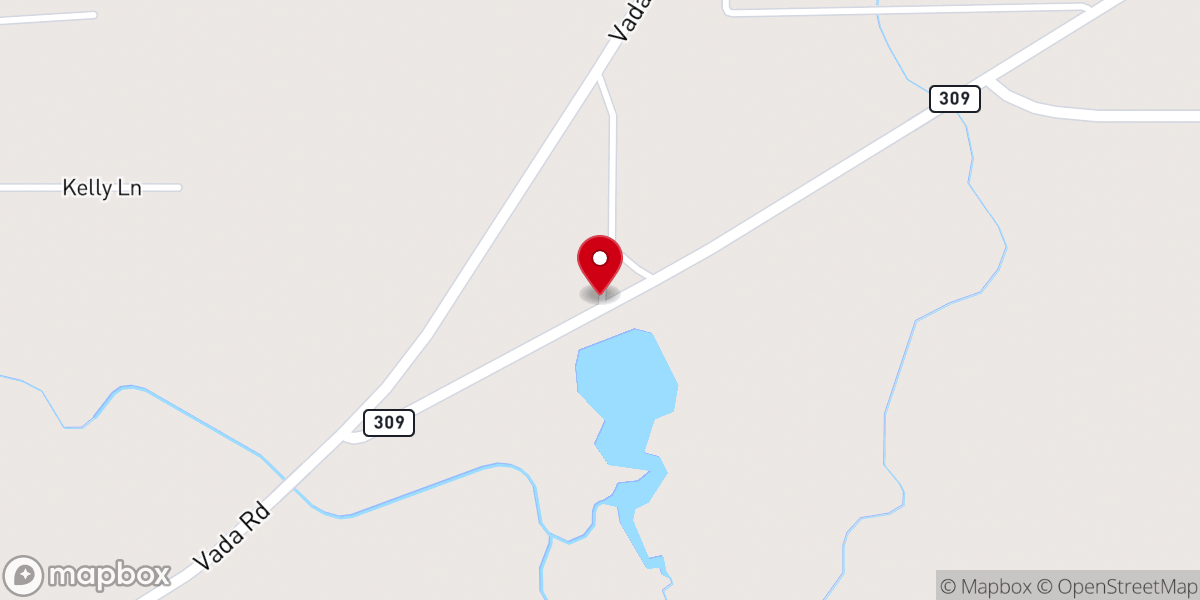 Map showing location of New Fountainhead Church