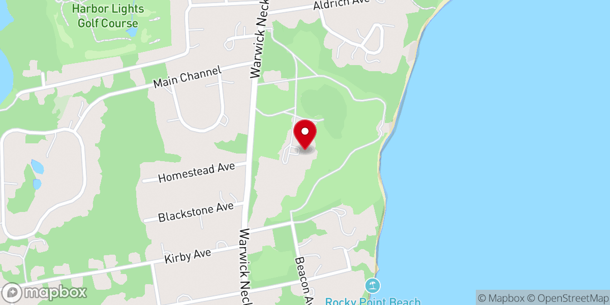 Map showing location of Aldrich Mansion