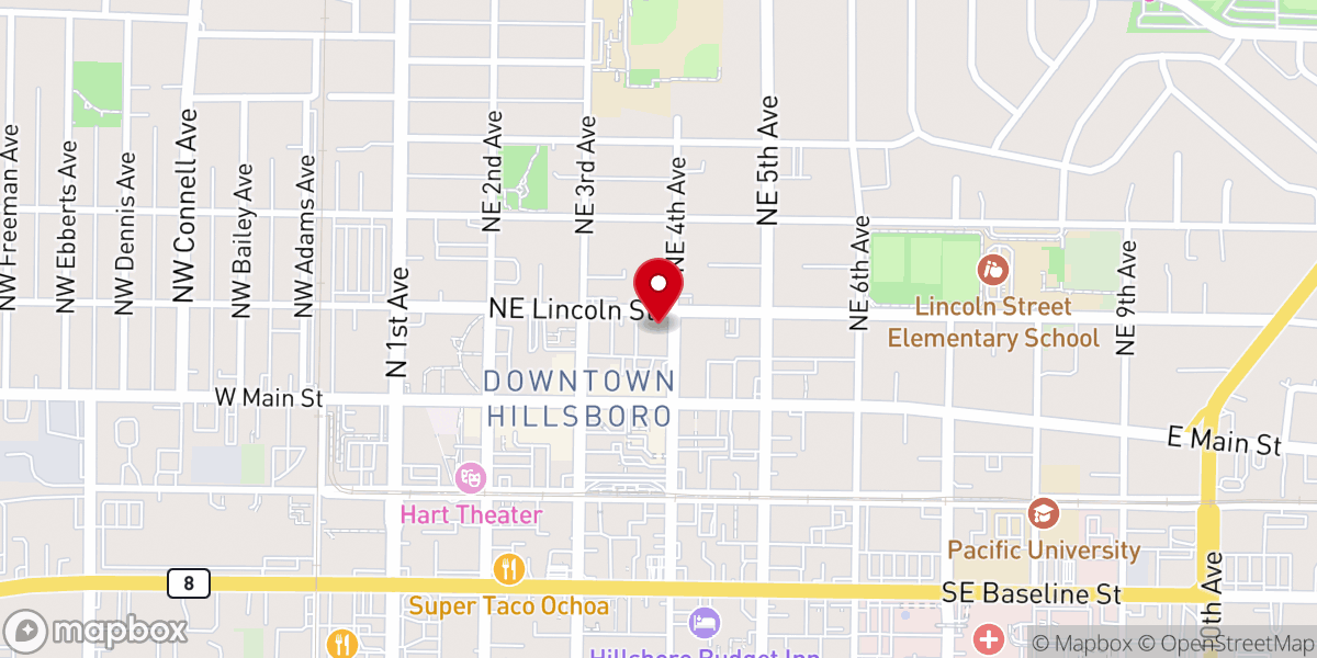 Map showing location of All Saints - Todos los Santos Episcopal Church