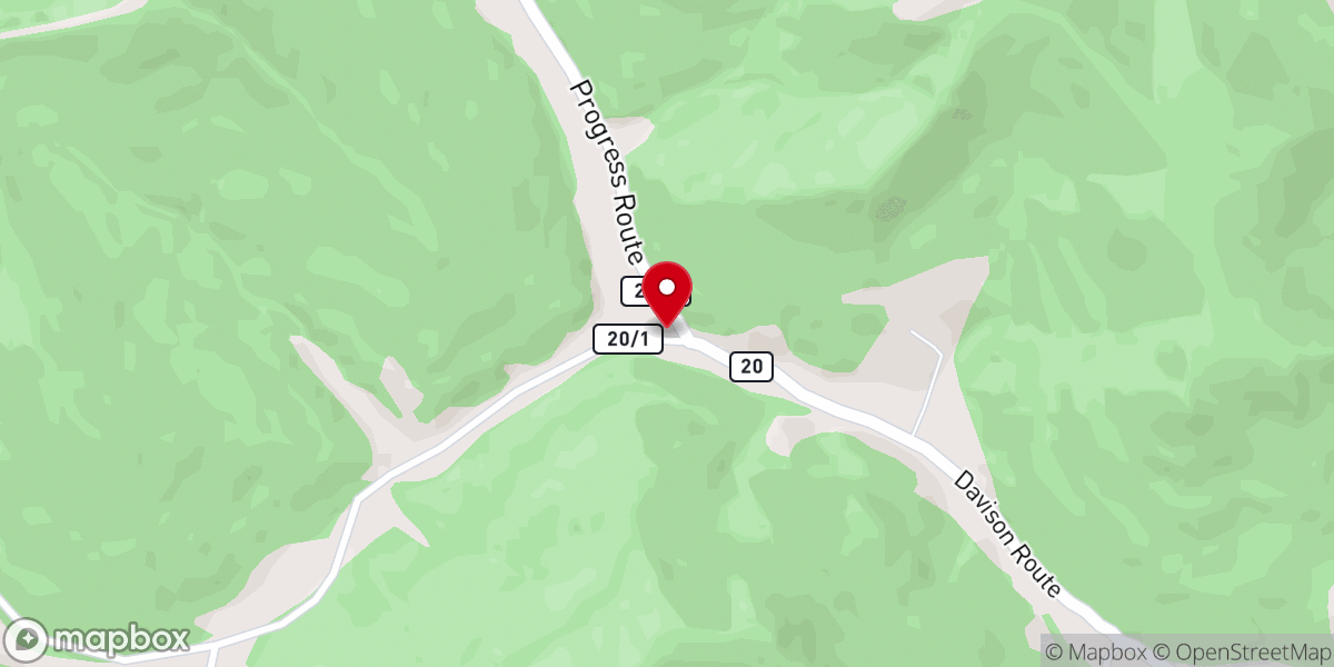 Map showing location of Elizabeth Chapel