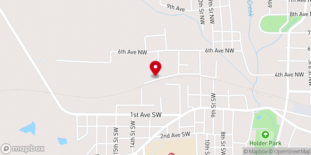 Map showing location of Solid Rock Missionary Baptist