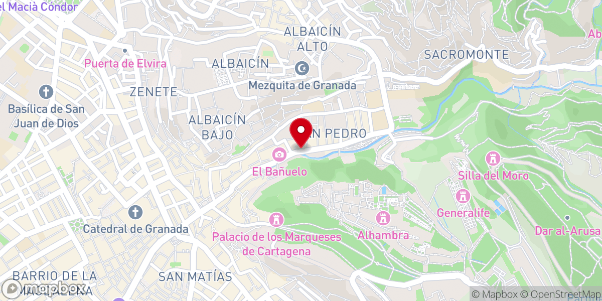 Map showing location of Convento de Santa Catalina de Zafra (Dominicas)