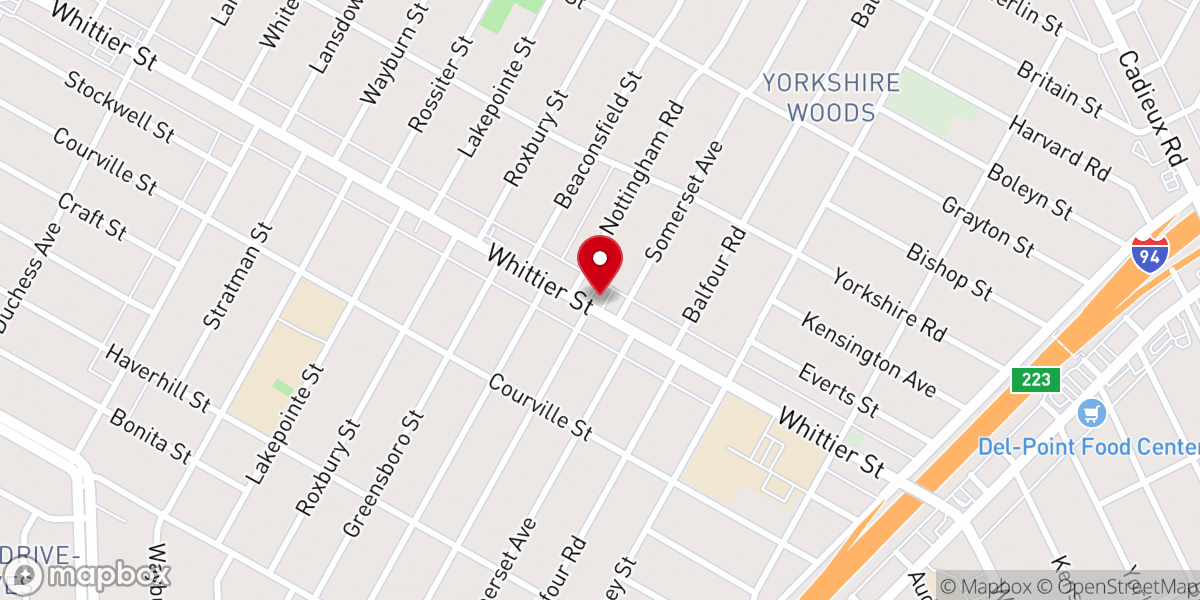 Map showing location of Rock Church International