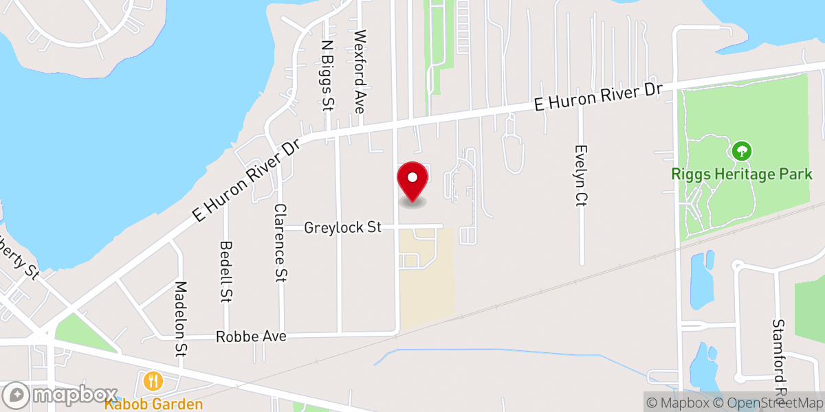 Map showing location of Belleville Seventh-day Adventist Church