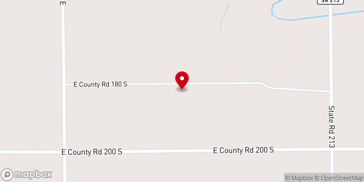 Map showing location of New Salem Friends Parsonage