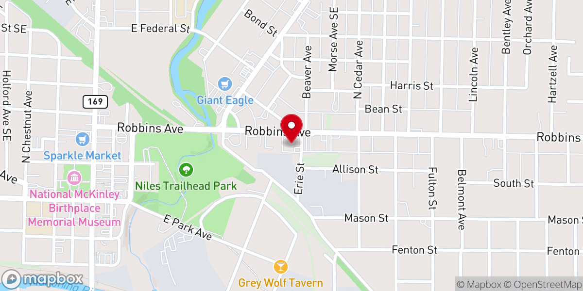 Map showing location of Our Lady of Mount Carmel Parish