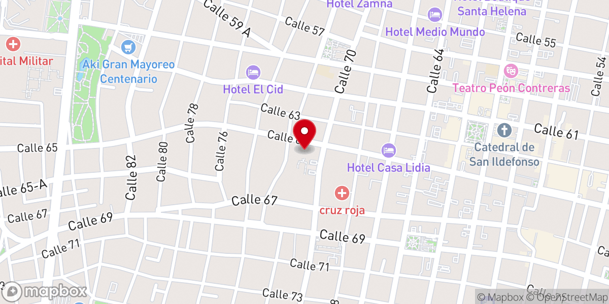 Map showing location of Estaca centro