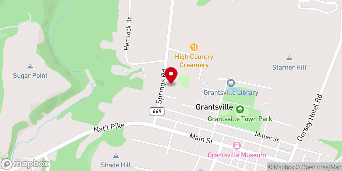 Map showing location of New Hope Christian Fellowship
