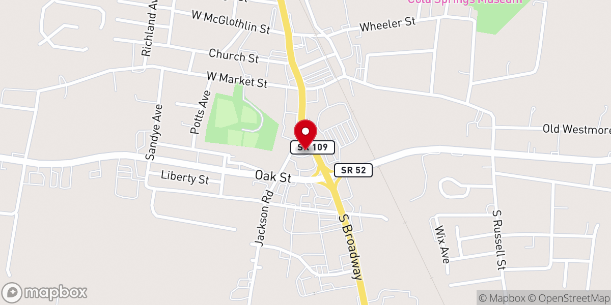 Map showing location of Spirit and Truth Worship Center
