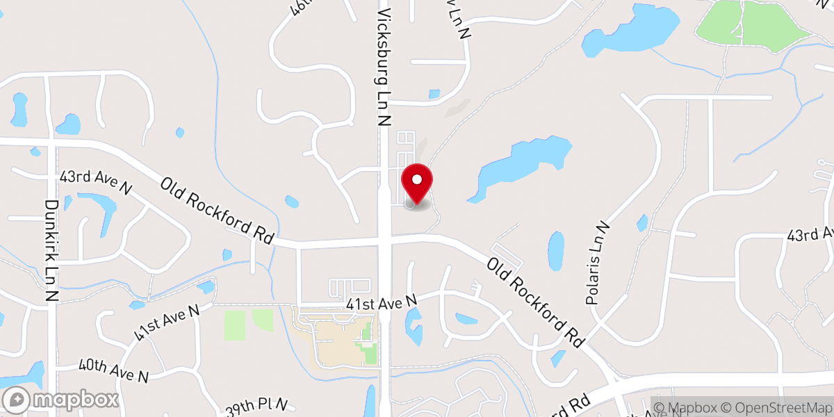 Map showing location of Plymouth Covenant Church